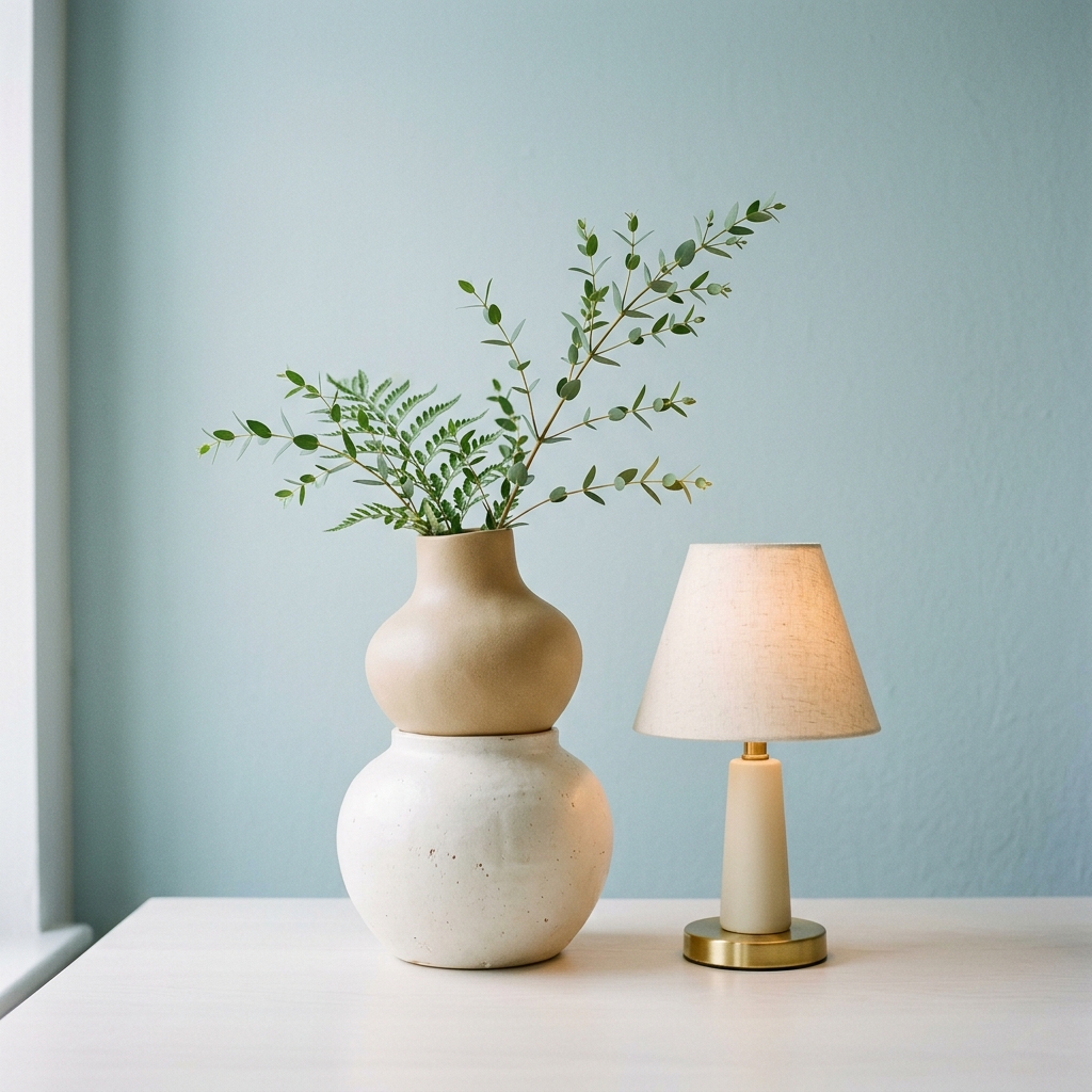 Organic Sculptural Stoneware and Ceramic Vases